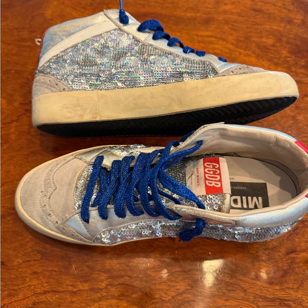 Golden Goose Glitter Sneakers Size 39